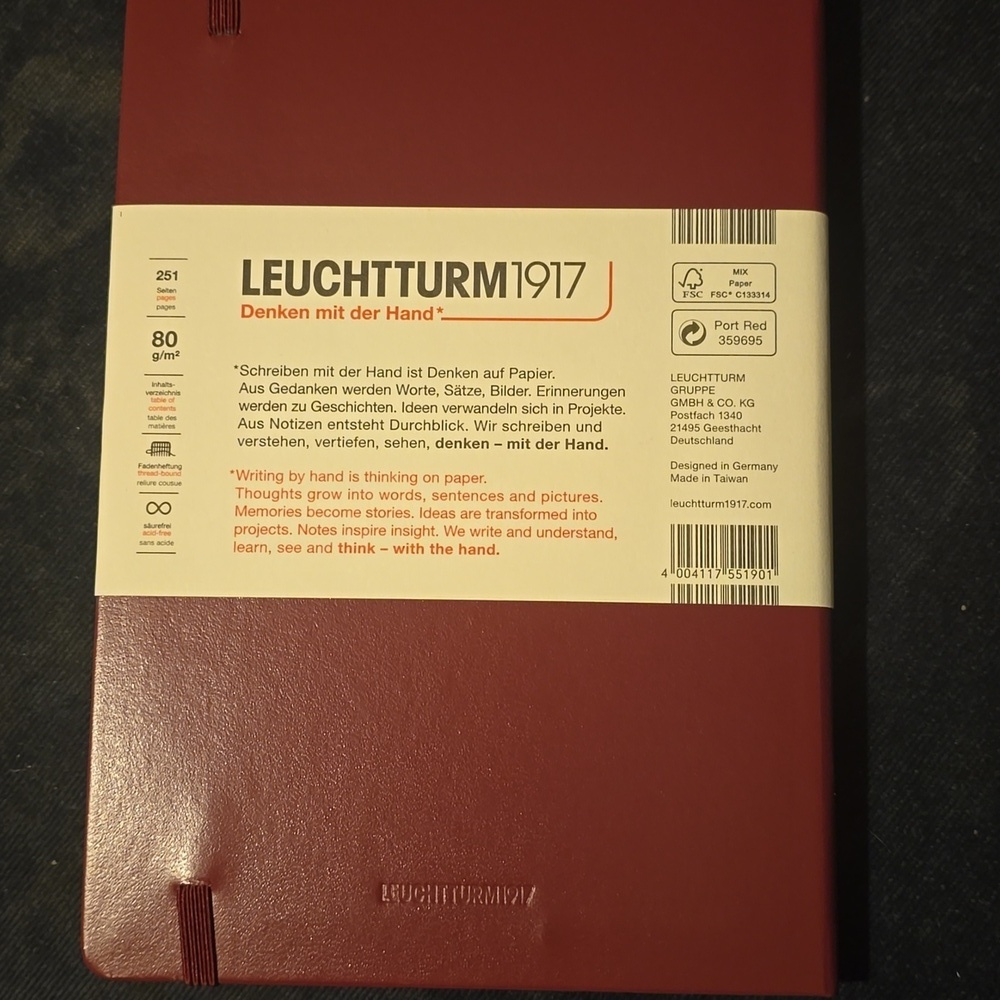 ❤️BUY 5 GET 3 FREE Leuchtturm1917 Dotted Notebook Medium (A5), Retail $25.50US - Picture 7 of 12